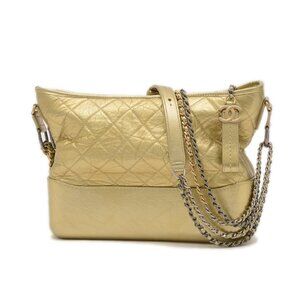 Chanel Gabriel Hobo Large Shoulder Bag Gold A93824 - COA included